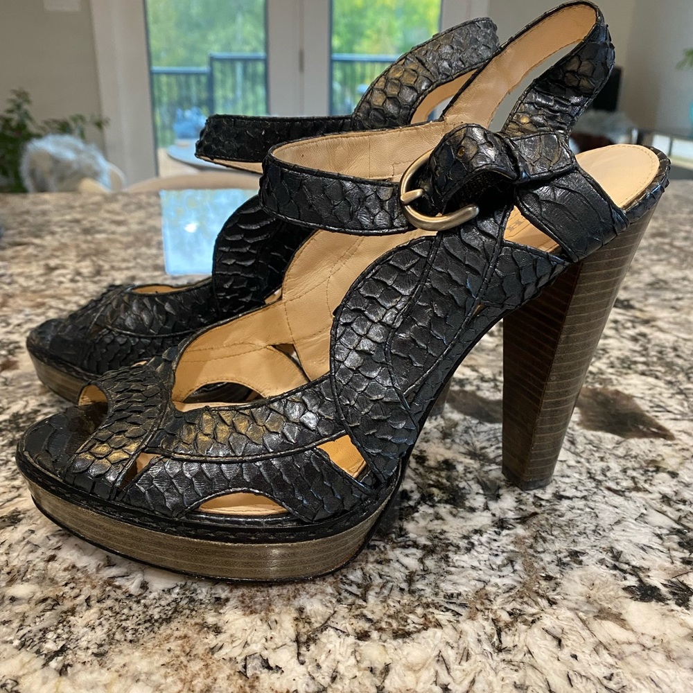 COACH Python Tamara Platform Sandals
